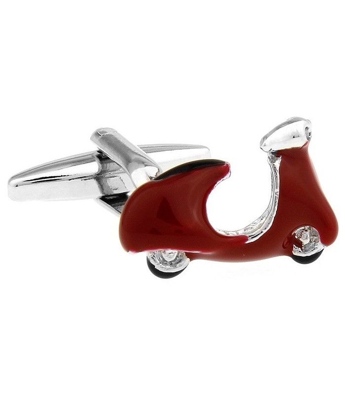 Gemelos para camisas Moto Lambretta - Vespa Roja