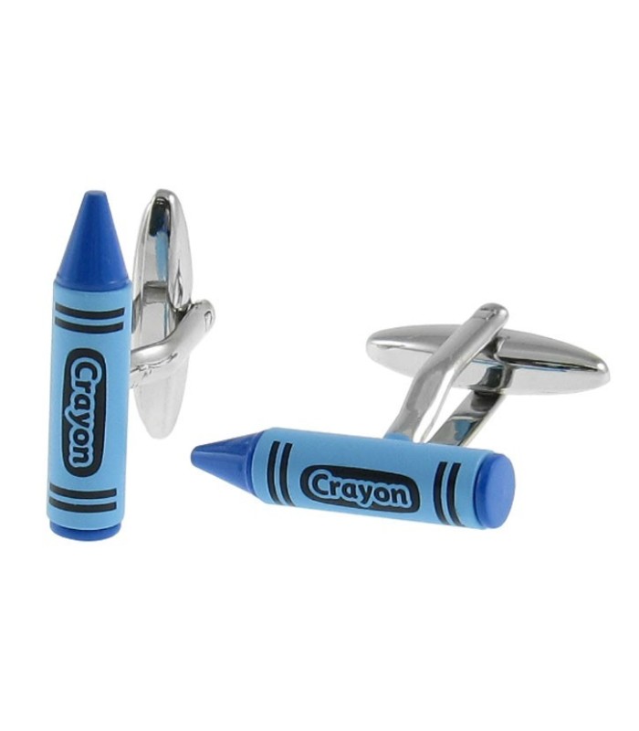 Gemelos Pintura de Cera Azul - Crayon Blue