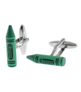 Gemelos Pintura de Cera Verde - Crayon Green