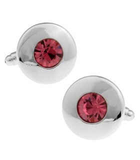 Gemelos Wedding Crystal Pink Rounded