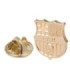 Gold FC Barcelona Pin