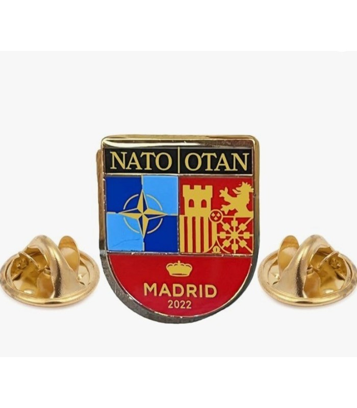 Insignia Cumbre de la OTAN Madrid de 2022 3x2,7mm