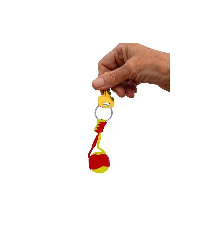 Llavero de Borla Roja y Amarilla Bandera de España 3 cm
