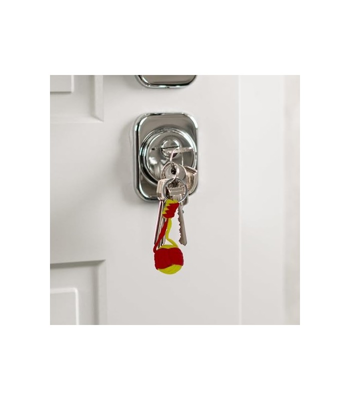 Llavero de Borla Roja y Amarilla Bandera de España 3 cm