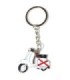 Llavero Vespa Lambretta Aspa de Borgoña