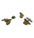 Pack Gemelos y Pin Bandera España Mapa 17x14mm