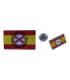 Pack Pin y Parche Bandera España Lema Tercios de Flandes