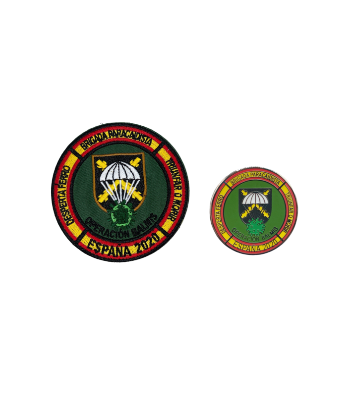 Pack Pin y Parche Operación Balmis 2020 Bripac