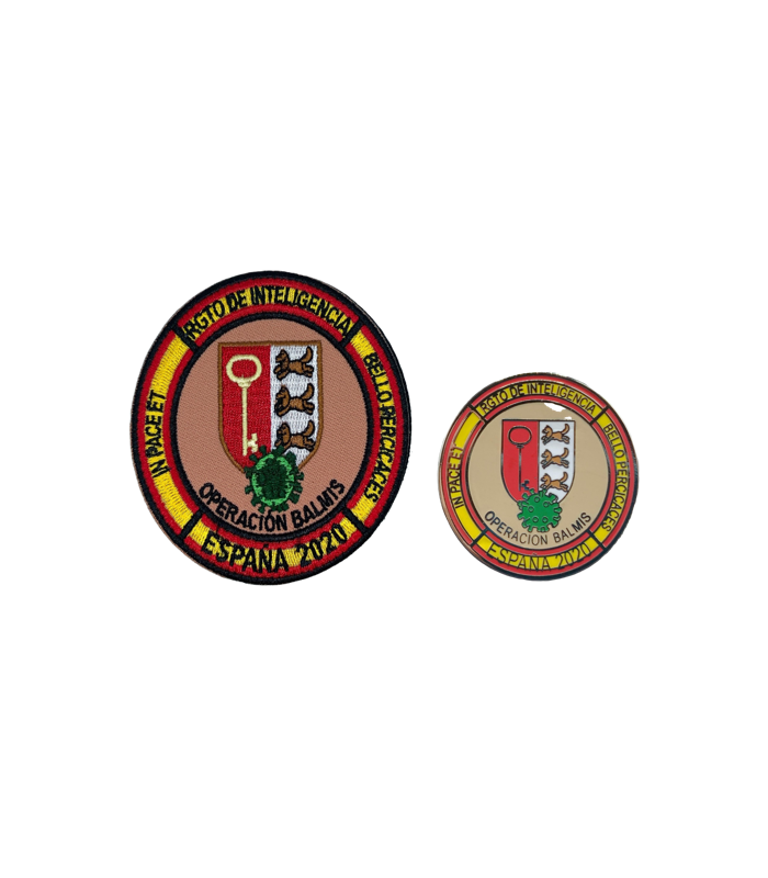 Pack Pin y Parche Operación Balmis 2020 Rgto de Inteligencia