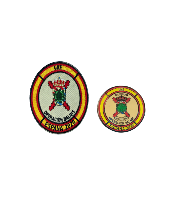 Pack Pin y Parche Operación Balmis 2020 UME