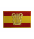 Parche Bandera de España del cuerpo De Musicos Militares 8x5 cm