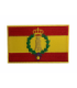 Parche Bandera de España del cuerpo Militar de Ingenieros 8x5 cm