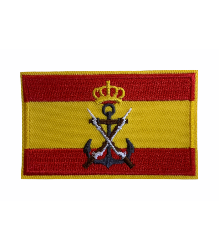 Parche Bandera de España Escudo de la Infanteria de Marina 8x5 cm
