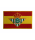 Parche Bandera de España Escudo del Real Betis Balompie 8x5 cm