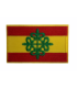 Parche Bandera de España Escudo del Regimiento de Caballería Alcántara 8x5 cm