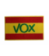 Parche Bandera de España VOX 8x5 cm