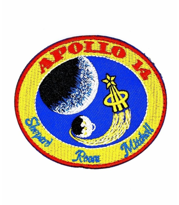 Parche Bordado Hook and Loop Apollo 14 8cm