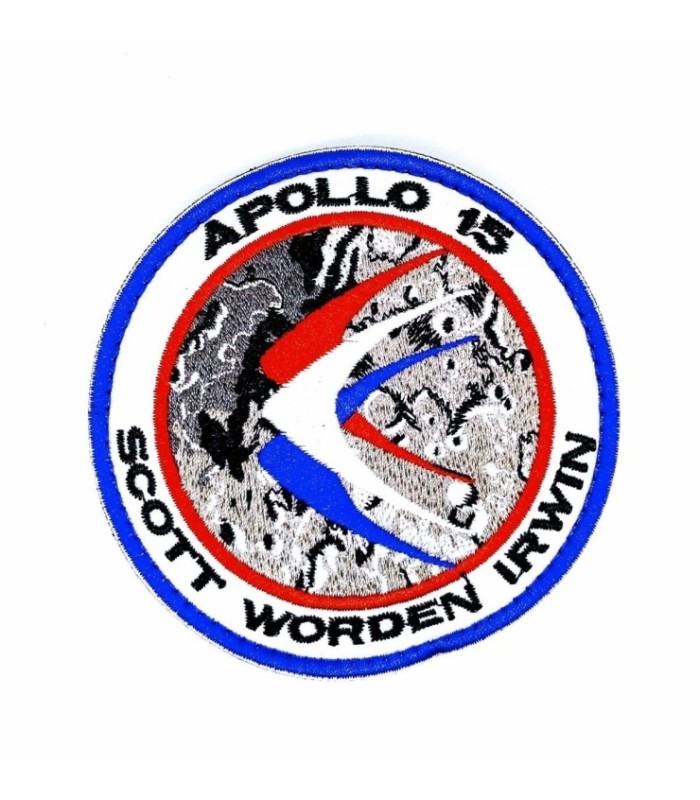 Parche Bordado Hook and Loop Apollo 15 8cm