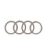 Parche Bordado Termoadhesivo Audi 8x2,5cm