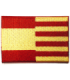 Parche Bordado Termoadhesivo Bandera de Cataluña y España 7 cm