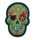 Parche Bordado Termoadhesivo Calavera Catrina 7 cm Modelo Parche Ojo