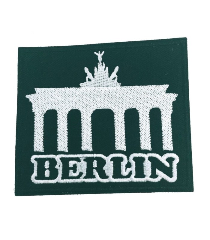 Parche Bordado Termoadhesivo Ciudad de Berlín Puerta de Brandeburgo 8,5cm x 7,5cm