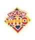 Parche Bordado Termoadhesivo Doctor Who 7cm