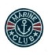 Parche Bordado Termoadhesivo Marine Club 5 cm