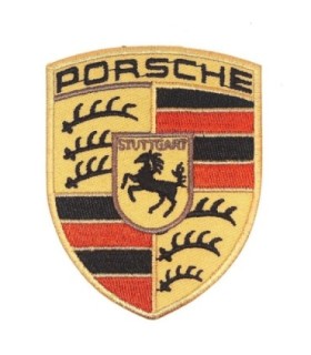 Parche Bordado Termoadhesivo Porsche 8x6cm