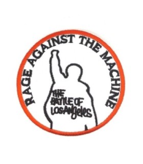 Parche Bordado Termoadhesivo Rage Against the Machine 8cm