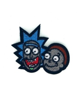 Parche Bordado Termoadhesivo Rick   Morty 7x5,5cm