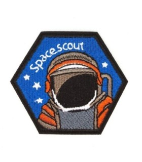 Parche Bordado Termoadhesivo Space Scout 8x7cm