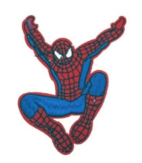 Parche Bordado Termoadhesivo Spiderman 8 cm