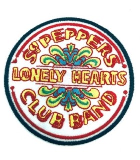 Parche Bordado Termoadhesivo St Peppers Lonely Hearts The Beatles 8 cm