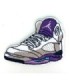 Parche Bordado Termoadhesivo Zapatillas Nike Jordan Moradas 7x5cm