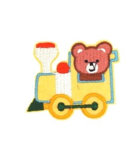 Parche Bordado Tren Juguete 5,5x4,5cm