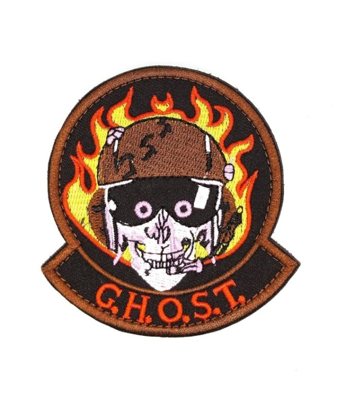Parche Bordado U.S Air Force G.H.O.S.T 8cm