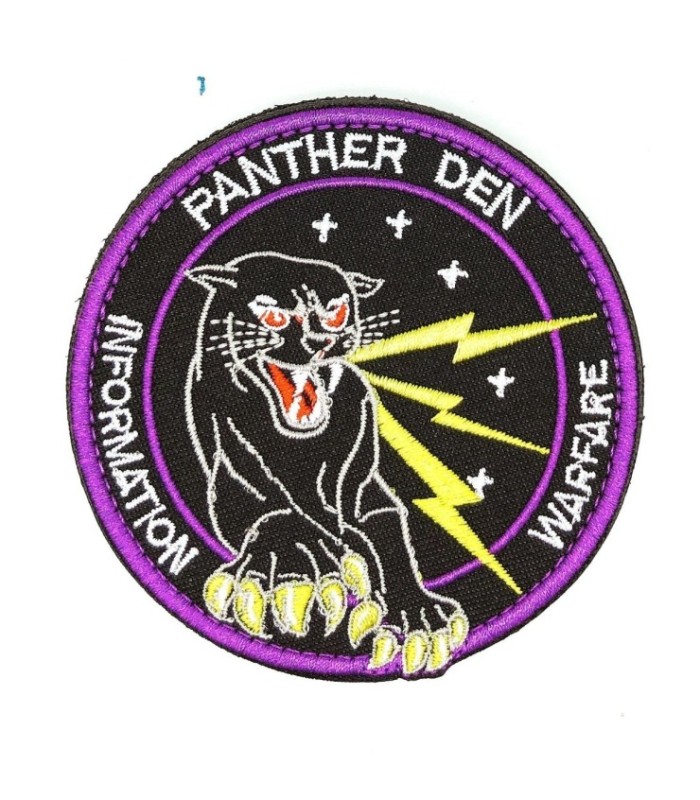 Parche Bordado U.S Air Force Panther Den 8cm
