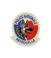 Parche de la policía canina nacional de Francia - 8x9,5cm - Hook and Loop