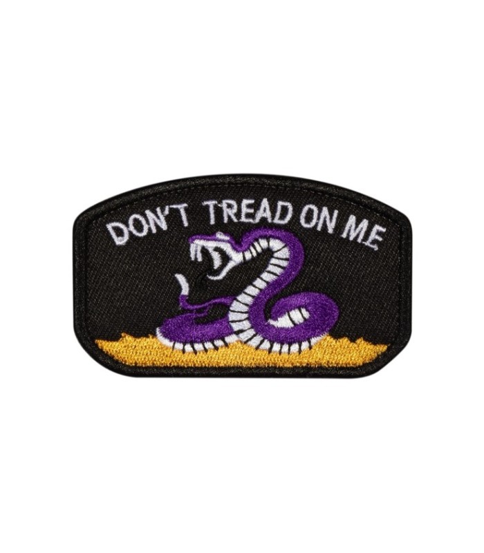 Parche Hook and Loop Dont tread on me- Color Negro - 78x49mm