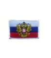 Parche Hook and Loop Escudo de Armas Bandera Rusia rectangular 8x5 cm - Gemelolandia