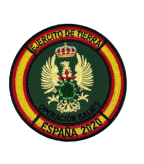 Parche Hook and Loop Operacion Balmis 2020 Ejercito de Tierra 8cm