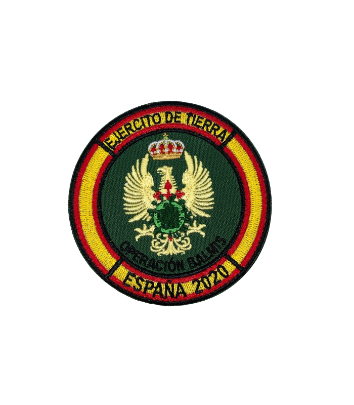 Parche Hook and Loop Operacion Balmis 2020 Ejercito de Tierra 8cm