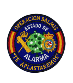 Parche Hook and Loop Operacion Balmis 2020 Estado de Alarma 8cm