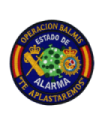Parche Hook and Loop Operacion Balmis 2020 Estado de Alarma 8cm