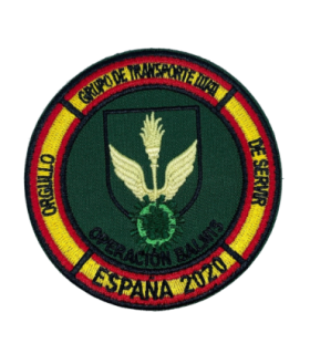 Parche Hook and Loop Operacion Balmis 2020 Grupo de Transporte III - 41 8cm