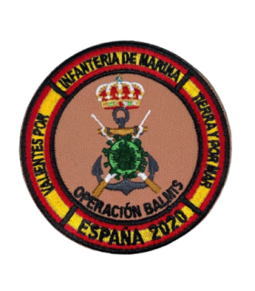 Parche Hook and Loop Operacion Balmis 2020 Infanteria de Marina 8cm
