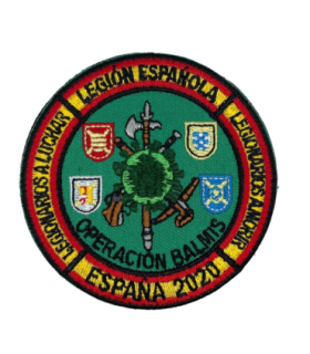 Parche Hook and Loop Operacion Balmis 2020 Legion Española 8cm