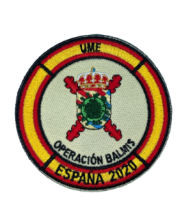Parche Hook and Loop Operacion Balmis 2020 UME 8cm