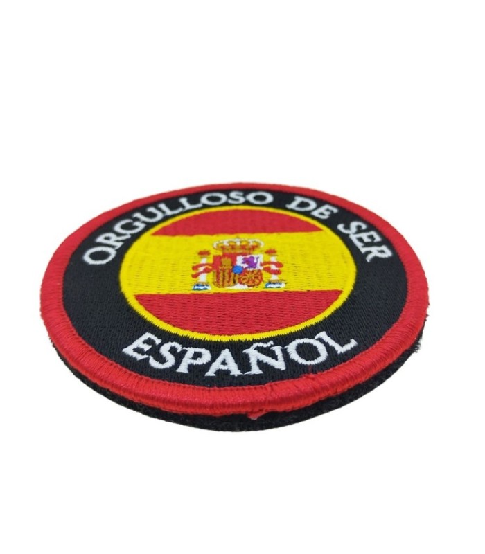 Parche Hook and Loop Orgulloso de Ser Español 8cm